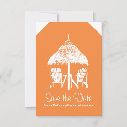 Luggage Tag to Jamaica Save The Date