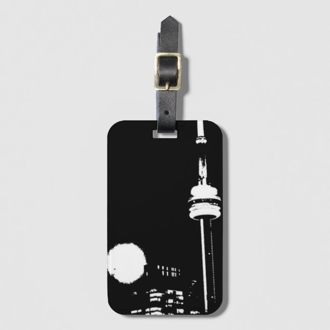 Luggage Tag. Toronto Tag (Front Vertical)