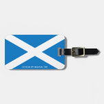 Luggage Tag W/ Leather Saltire By Highsaltire at Zazzle