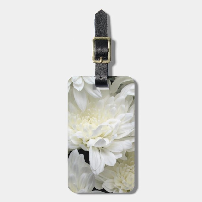 Luggage Tag w/ leather strap (Front Vertical)