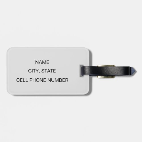 LUGGAGE TAG WITH 2025 CCCI NATL SPECIALTY LOGO