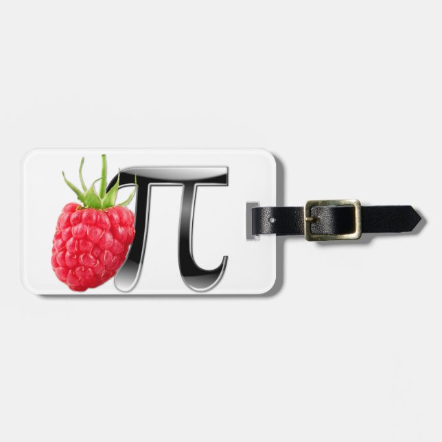 Luggage tag with a Raspberry, Pi (Front Horizontal)