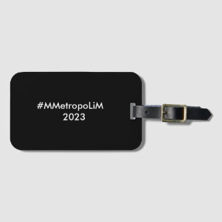 Luggage Tag with Business Slot/ mmetropolim design