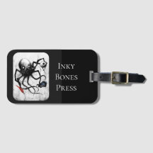 Luggage tag with card slot