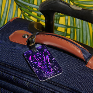 Luggage Tag with Elephant