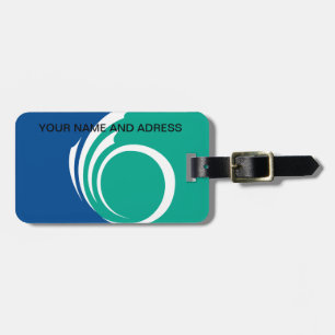 Luggage Tag with Flag of Ottawa, Canada