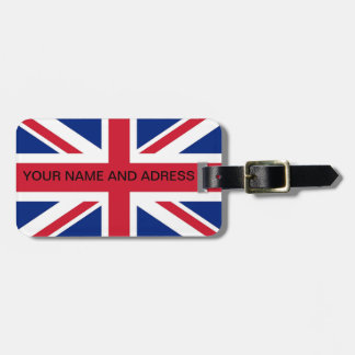 Luggage Tag with Flag of United Kingdom