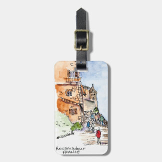 Luggage Tag with Leather Strap