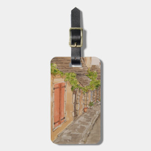 Luggage Tag with Leather Strap