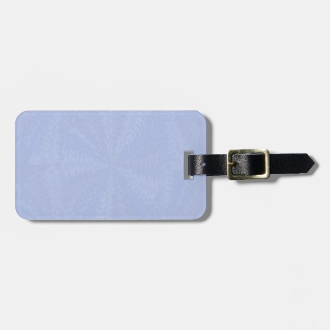 Luggage Tag with Leather Strap (Front Horizontal)