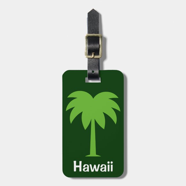 Luggage tag with your favorite travel destination (Front Vertical)