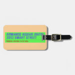 armando aguiar (Rato)  2013 smart street  Luggage Tags