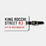 king Rocchi Street  Luggage Tags