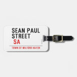 Sean paul STREET   Luggage Tags