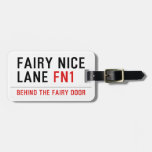Fairy Nice  Lane  Luggage Tags