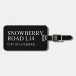 SNOWBERRY ROaD  Luggage Tags