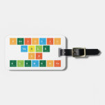periodic 
 table 
 of 
 elements  Luggage Tags