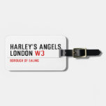 HARLEY’S ANGELS LONDON  Luggage Tags