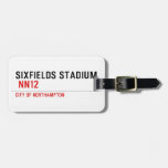 Sixfields Stadium   Luggage Tags