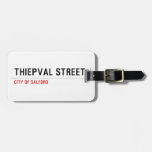 Thiepval Street  Luggage Tags