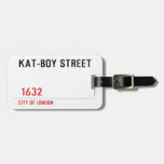 KAT-BOY STREET     Luggage Tags
