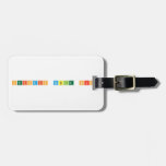 Periodic Table Search  Luggage Tags