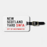 new scotland yard  Luggage Tags