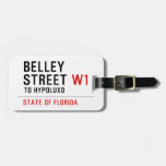 Belley Street  Luggage Tags