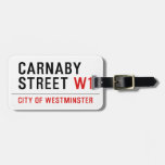 carnaby street  Luggage Tags