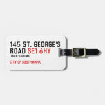 145 St. George's Road  Luggage Tags