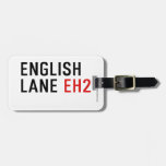 English  Lane  Luggage Tags