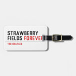 Strawberry Fields  Luggage Tags