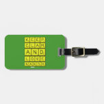 Keep
 Clam
 and 
 love 
 naksh  Luggage Tags