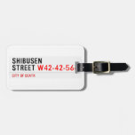 shibusen street  Luggage Tags