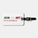 John ❤️ Aey  Luggage Tags
