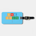 Chem
 South
   Luggage Tags