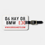 06 HAY 08  BMW   Luggage Tags