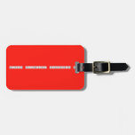 Science Technology Engineering Math  Luggage Tags