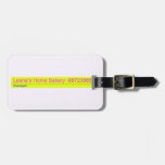Leena's Home Bakery  Luggage Tags