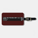 Leeds and Proxima HMVY  Luggage Tags