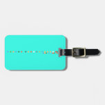 A b c d e f  g h I j k l m n o p q are s t
 you v with x y z  Luggage Tags