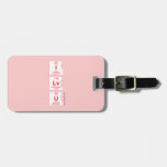 I
 Lv
 U  Luggage Tags