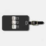 G23
 L12
 T11  Luggage Tags