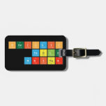 Periodic Table Writer  Luggage Tags