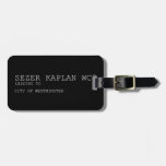 Sezer kaplan  Luggage Tags