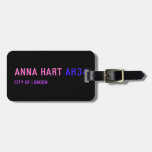 Anna Hart  Luggage Tags
