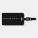 317 south bentalou st    Luggage Tags