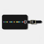Keep calm n Love aqila  Luggage Tags