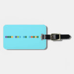 keep calm and science on  Luggage Tags