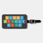 Happy
 Birthday
 MARTHA   Luggage Tags